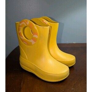 OKABASHI YellowRain Boots - MADE IN USA - KIDS (toddler) Size 10